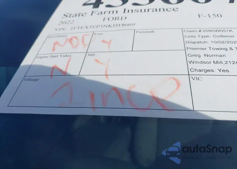 2022 Ford F-150 Xl from USA, damaged, VIN 1FTEX1EP3NKD18669